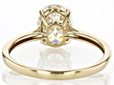 Strontium Titanate 10k Yellow Gold Ring 2.30ct