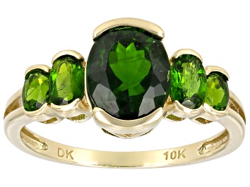 Picture of Chrome Diopside 10k Yellow Gold Ring 2.35ctw
