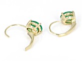 Ethiopian Emerald 14k Yellow Gold Earrings 1.12ctw