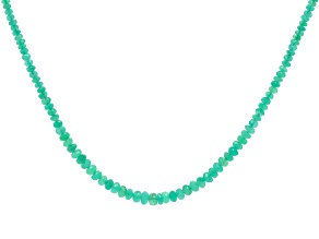 Emerald 14k Yellow Gold Necklace
