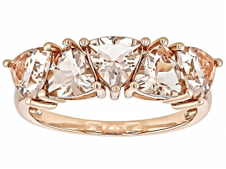 Morganite 10k Rose Gold Ring 2.44ctw