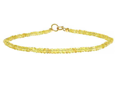 Yellow Sapphire 14k Yellow Gold Bracelet