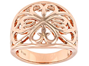 Copper Filigree Band Ring