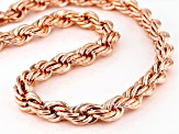 Copper Rope Chain Necklace