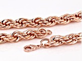 Copper Rope Chain Necklace