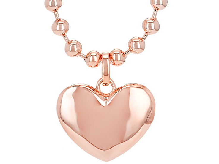 TATIANA☆[Silver925] Sweet Heart Beads Necklace MUSINSA | TATIANA (Silver 925) Dainty Heart Bead Necklace NZ2443