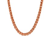 16"  Copper Byzantine Chain Necklace