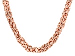 6mm, 18" Copper Byzantine Chain Necklace