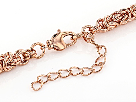 18" Copper Byzantine Chain Necklace