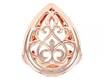 Picture of Pear Shape Copper Filigree Ring