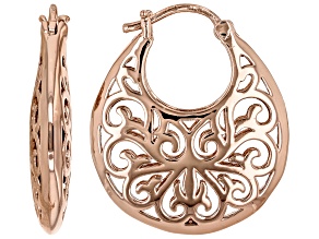 Copper Filigree Earrings