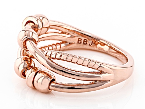 Twisted Copper Fidget Ring
