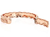 Copper Braided Cuff Bracelet
