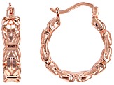 Copper Byzantine Hoop Earrings