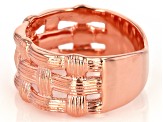 Copper Basket-weave Textured Ring