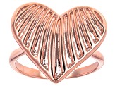 Copper Heart Ring