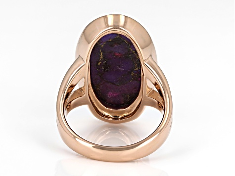 Purple Turquoise Copper Ring - COP1367 | JTV.com