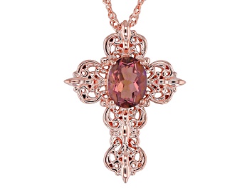 Picture of What I Want™ Quartz Copper Pendant With Chain 1.60ct