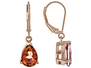 What I Want™ Quartz Copper Earrings 3.60ctw