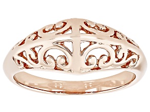 Copper Filigree Ring
