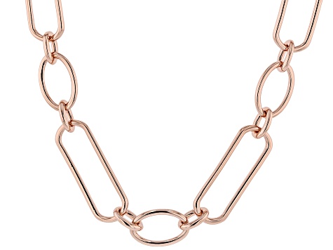 Copper Endless Strand Link Necklace