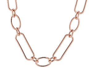 Copper Endless Strand Link Necklace