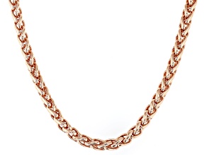 Copper 3.5mm Spiga 18" Chain