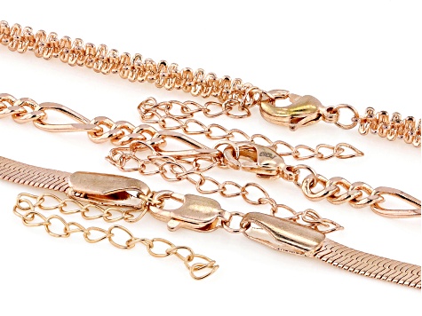 Copper Necklace, Bracelet, & 10mm Cultured Freshwater Pearl Earring Set of 12 With Gift Box