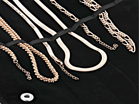 Copper Necklace, Bracelet, & 10mm Cultured Freshwater Pearl Earring Set of 12 With Gift Box