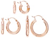 Copper Necklace, Bracelet, & 10mm Cultured Freshwater Pearl Earring Set of 12 With Gift Box