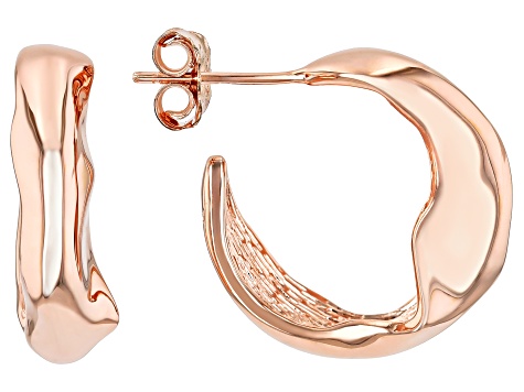 Copper Textured Cross Enhancer With Chain - COP627 | JTV