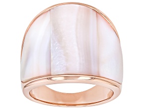 Mother-of-Pearl Copper Dome Ring