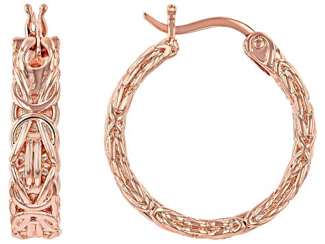 Copper Hoop Earrings