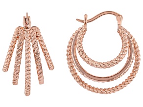 Copper Multi-Hoop Earrings