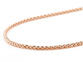 Copper Wheat Chain Necklace