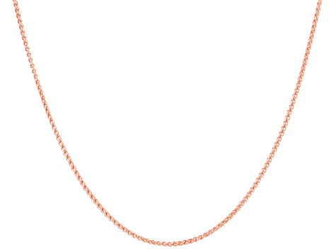 Copper 1.75mm Wheat 22" Chain
