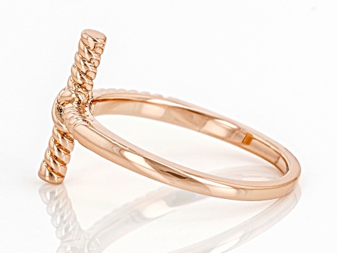 Copper Cross Ring