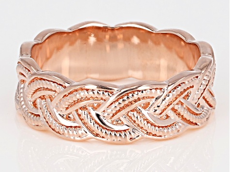 Copper Braid Band Ring