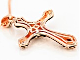 Copper Cross Pendant With Chain