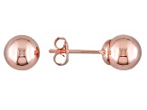 Copper Stud Earrings