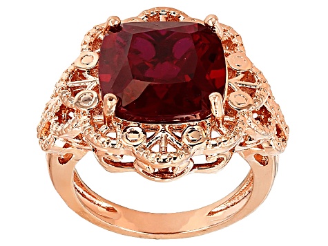 Ruby in hot sale copper ring