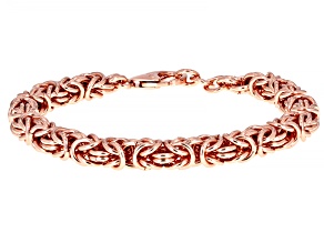 Copper 6mm Byzantine Bracelet