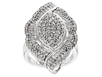 Diamond Sterling Silver Ring 2.00ctw