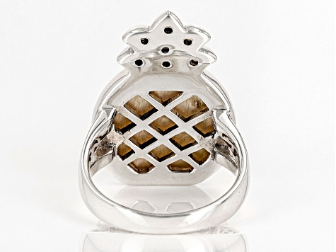 Sterling silver pineapple ring discount