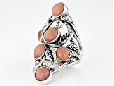 Pink Opal Sterling Silver Ring