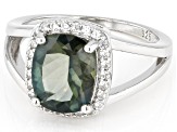 Green Labradorite Rhodium Over Sterling Silver Ring 2.31ctw - CTB1093 | JTV