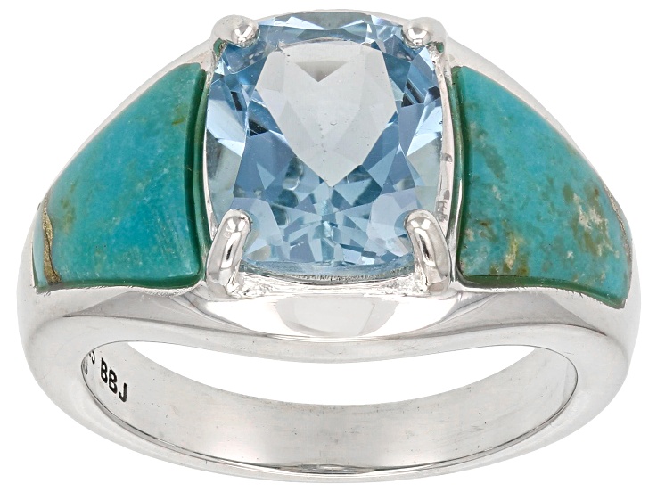 星川サラコラボ　Tariff Ring Multi Gem Rhodium Over Sterling Silver Interchangeable Ring