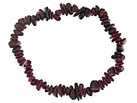 Multi-Color Assorted Gemstone Set of 10 Chip Stretch Bracelets