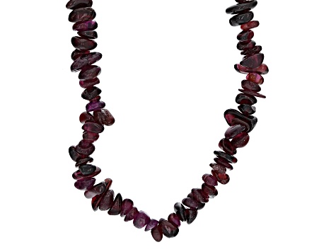 Multi-Color Assorted Gemstone Set of 5 Endless Strand Chip Necklaces