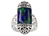 Lapis Sterling Silver Solitaire Ring